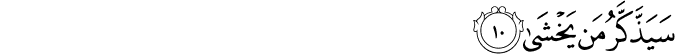 سَيَذَّكَّرُ مَنۡ يَّخۡشٰىۙ‏